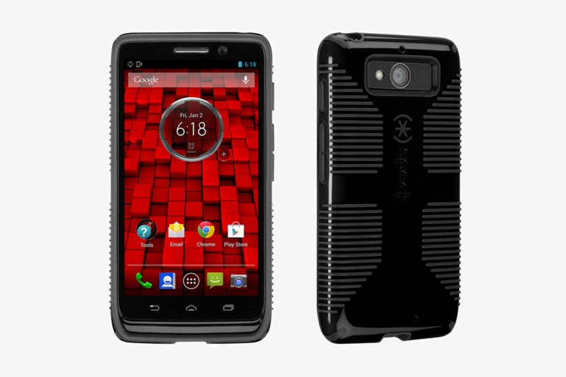 Candyshell Grip Motorola Droid Mini Cases - Speck Candyshell Grip Motorola Droid Turbo Cases White/black, transparent png download