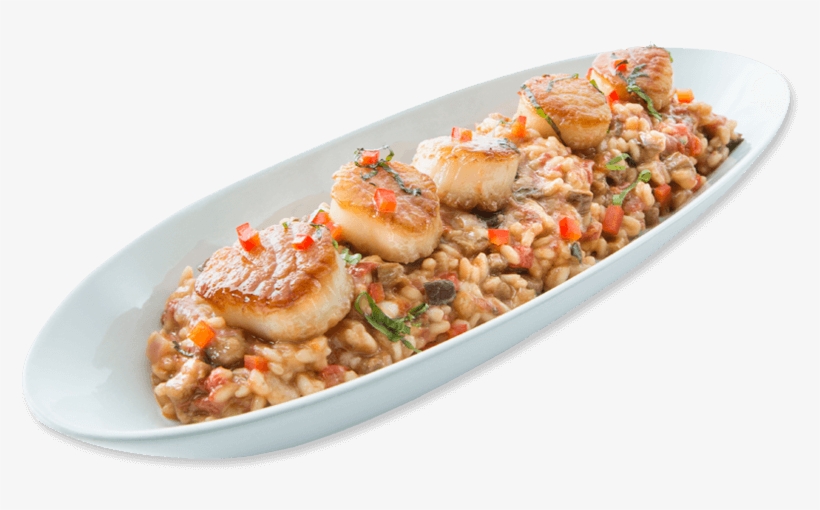 Lobster Tail With Shrimp Risotto - Food, transparent png download