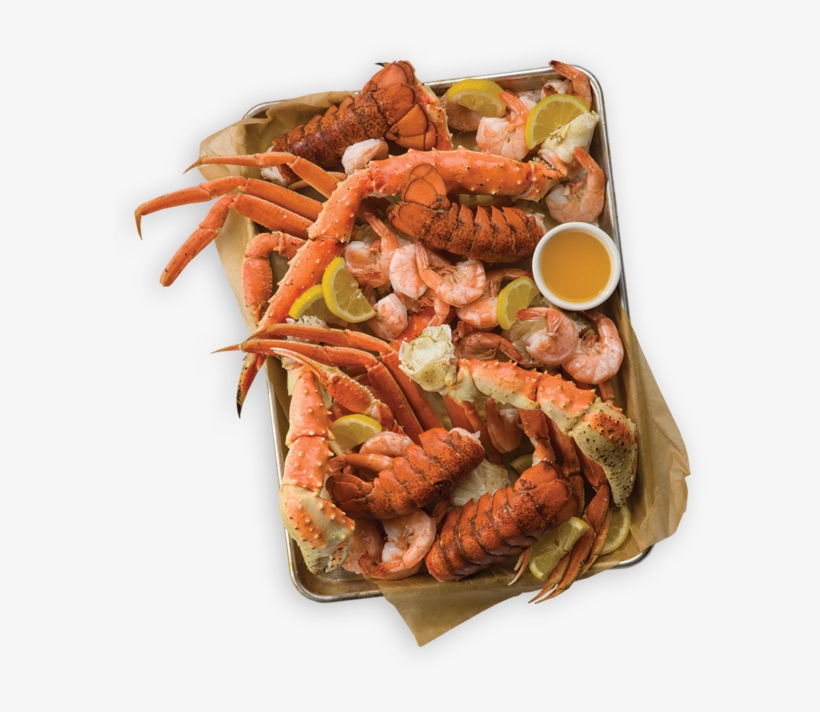 Lobster Tails And King Crab Legs On A Platter - Red King Crab, transparent png download