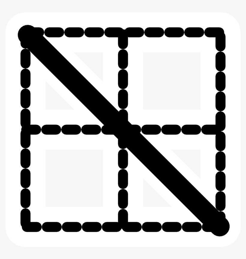 Mono Border Fall - Frame Grid Png, transparent png download