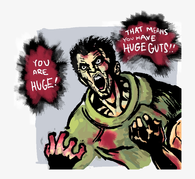 That Means You Have Huge Guts" Yov Are - Doom Guy Huge Guts, transparent png download