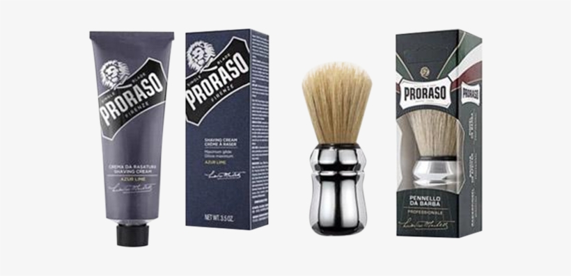 Proraso Single Blade Shaving Set/shaving Cream 100ml - Proraso Azur Lime Shaving Cream, transparent png download