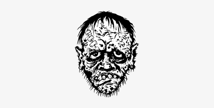Zombie Vector - Zombie Logo, transparent png download