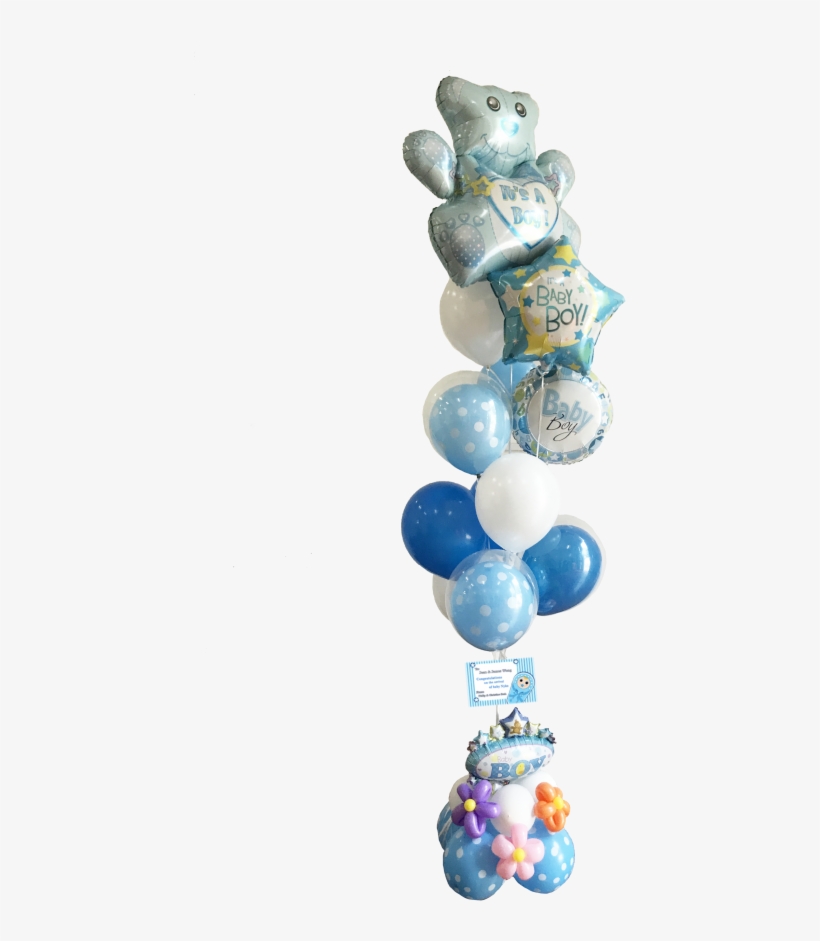 Baby Boy / Baby Shower Bouquet - Balloon, transparent png download