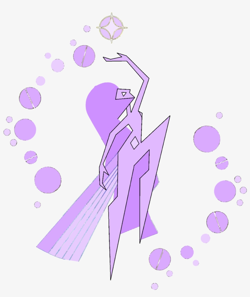Lavendar Diamond - Illustration, transparent png download