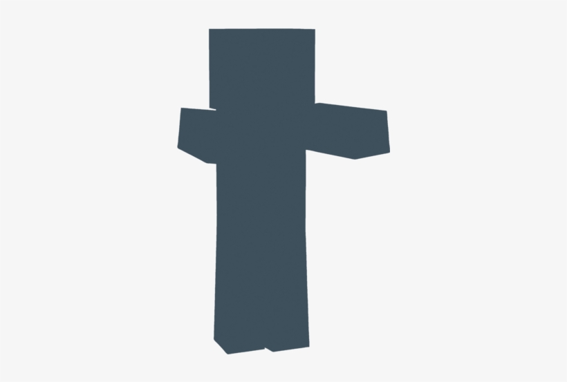 Zombie Minecraft-1 Vector - Cross, transparent png download