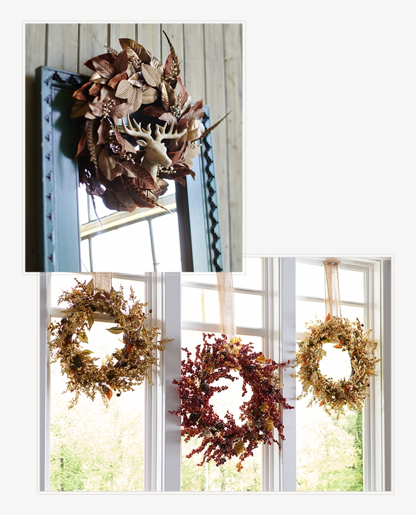 How To Decorate With Wreaths - Wreath, transparent png download