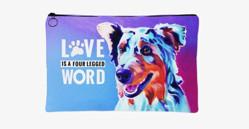 Australian Shepherd Accessory Pouch - Australian Shepherd, transparent png download