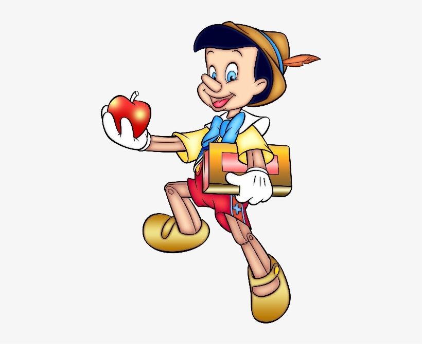 Pinocchio Images Page - Pinocchio Going To School, transparent png download