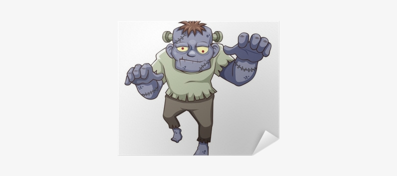 Illustration Of Cartoon Zombie Vector Poster • Pixers® - Zombie Dessin Animé, transparent png download
