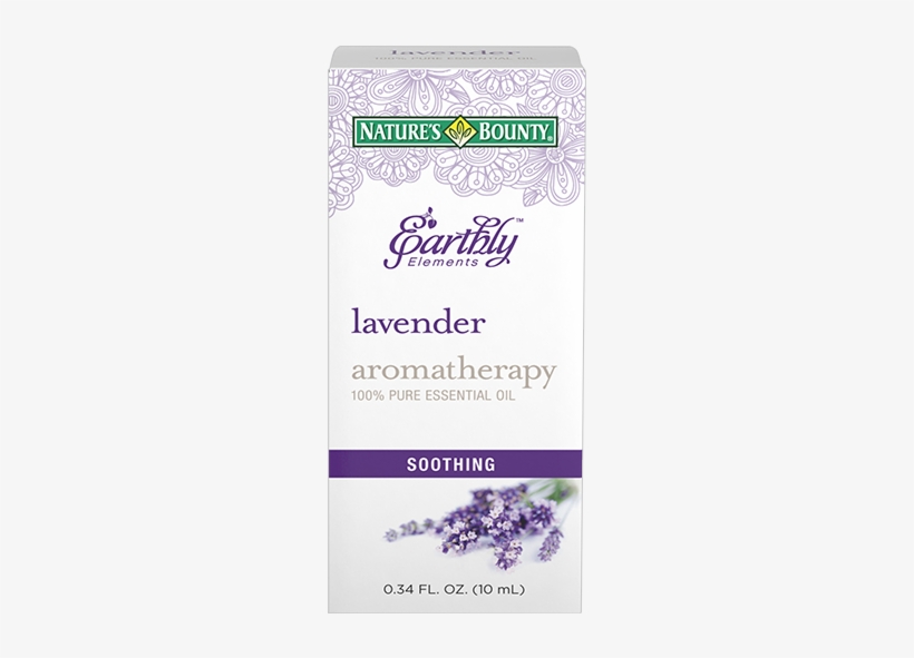 Lavendar Essential Oil - Nature's Bounty Earthly Elements Aromatherapy Lavender, transparent png download