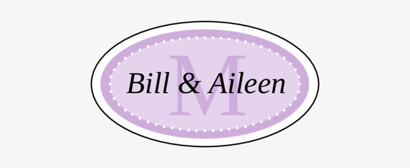 Lavender Wedding Round Envelope Label - Envelope, transparent png download
