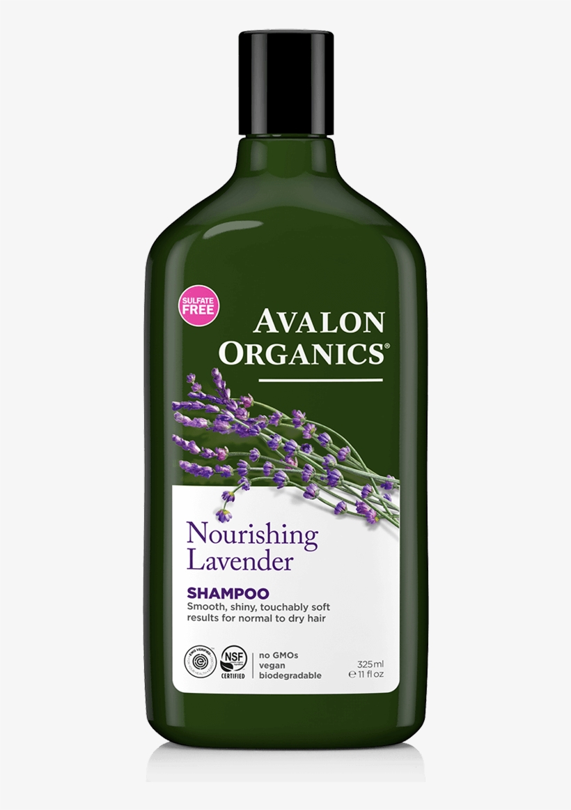 Lavender Shampoo - Avalon Organics - Shampoo Nourishing Lavender - 11, transparent png download
