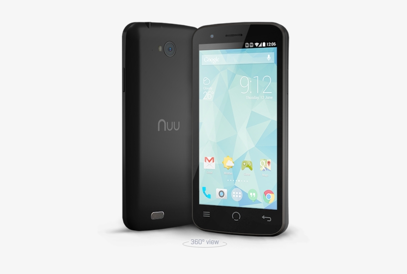 Nuu Mobile X3 Unlocked Dual Sim Android Smartphone - Smartphone Macintosh, transparent png download