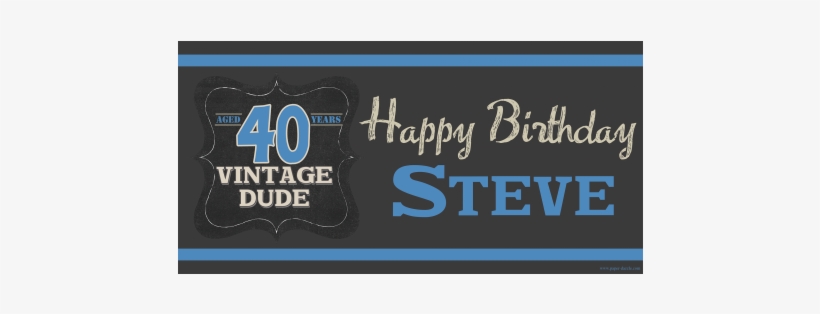 Birthday Banners Vintage, transparent png download