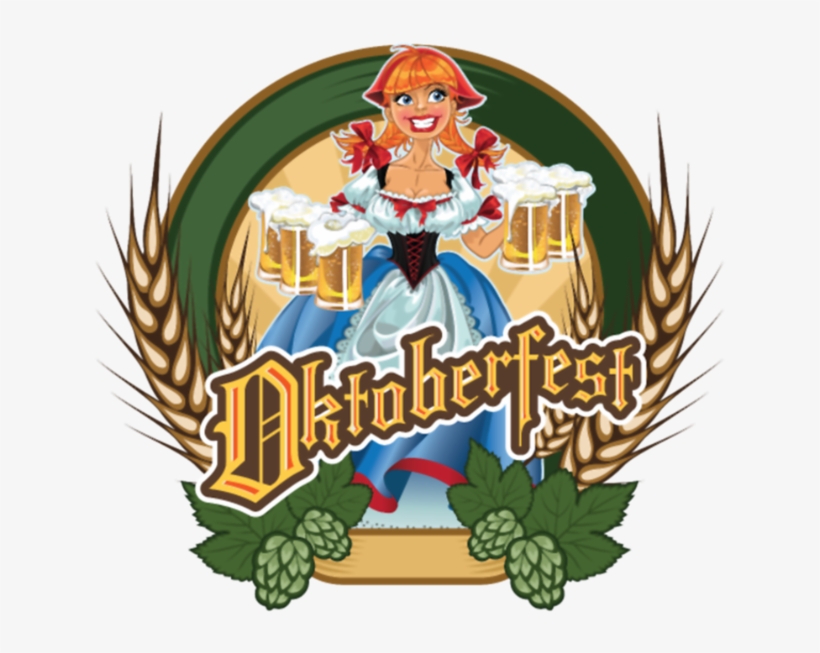 Oktoberfest Pin Up Red Headed German Beer - Oktoberfest, transparent png download