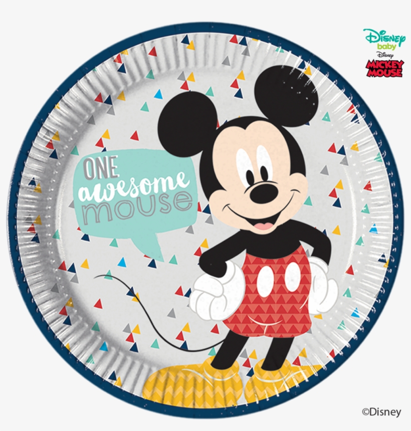 Disney Awesome Mickey Mouse Party Large Round Paper - Disney Mickey & Friends 8 Books Busy Beats Library, transparent png download