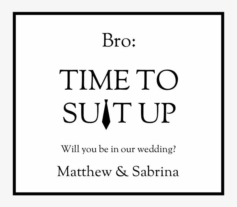 Time To Suit Up Beer Label - Alston And Bird, transparent png download