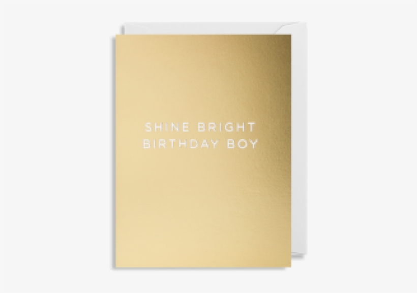 Shine Bright Birthday Boy Card - Wood, transparent png download