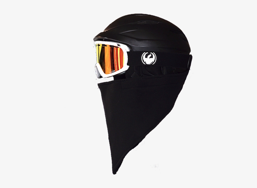 Ski & Snowboard Black Ski & Snowboard Black - Face Mask, transparent png download