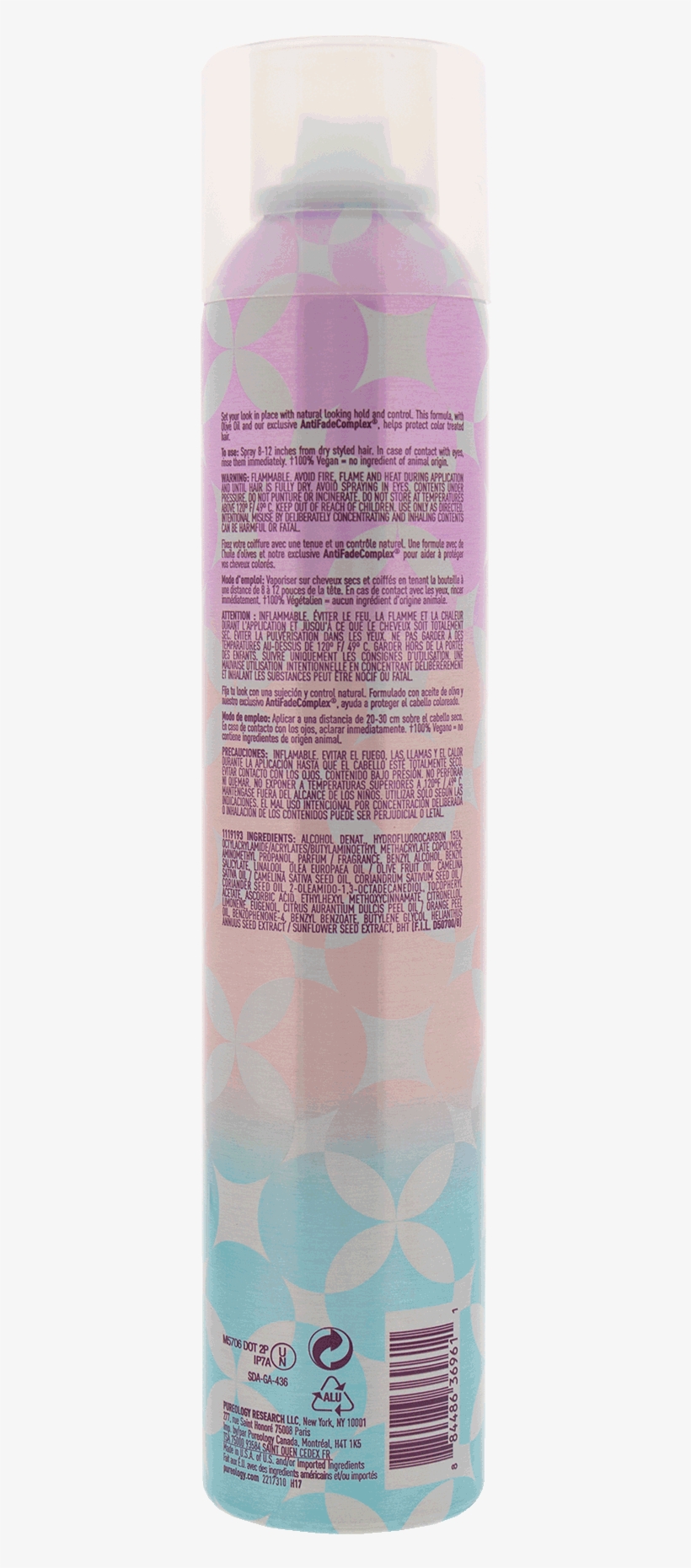 Shop Pureology Lock It Down High Hold Hairspray For - Cosmetics, transparent png download