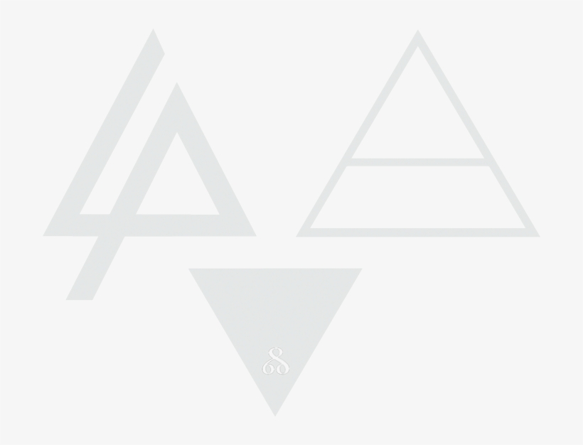 Pin Upside Down Triangle On Tumblr On Pinterest - Thirty Seconds To Mars Linkin Park, transparent png download