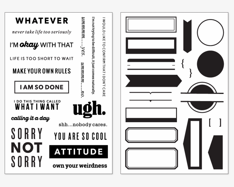 In All Honesty, I've Been Having A Bit Of An Attitude - Poster, transparent png download