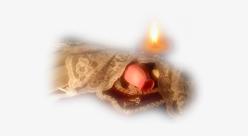 Candle-rosebud - Tubes Fleurs, transparent png download