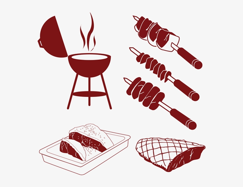 Infographic Depicting The Various Stages In The Making - Bbq Clip Art, transparent png download