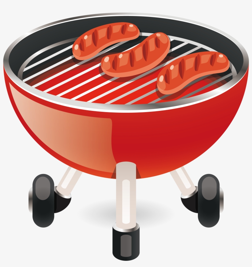 卡通烧烤 - Vector Churrasco Png, transparent png download