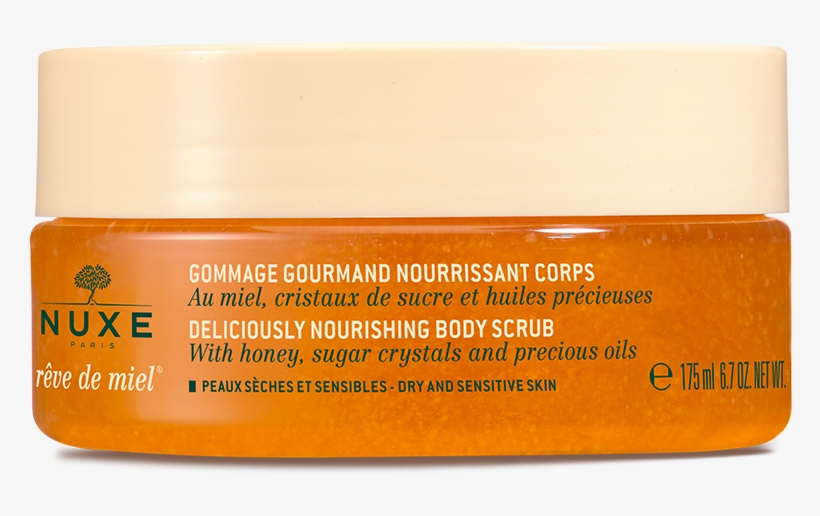 Exfoliating Body Care - Nuxe Rêve De Miel Deliciously Nourishing Body Scrub, transparent png download
