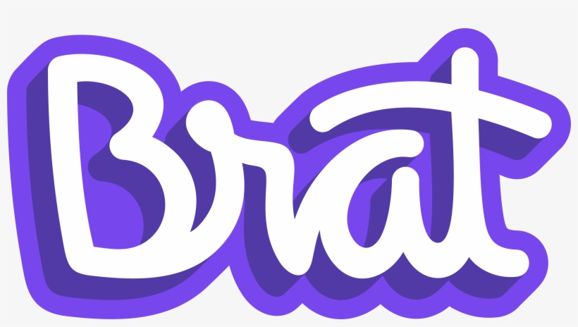 Brat Logo 2 - Chicken Girls Logo Brat, transparent png download