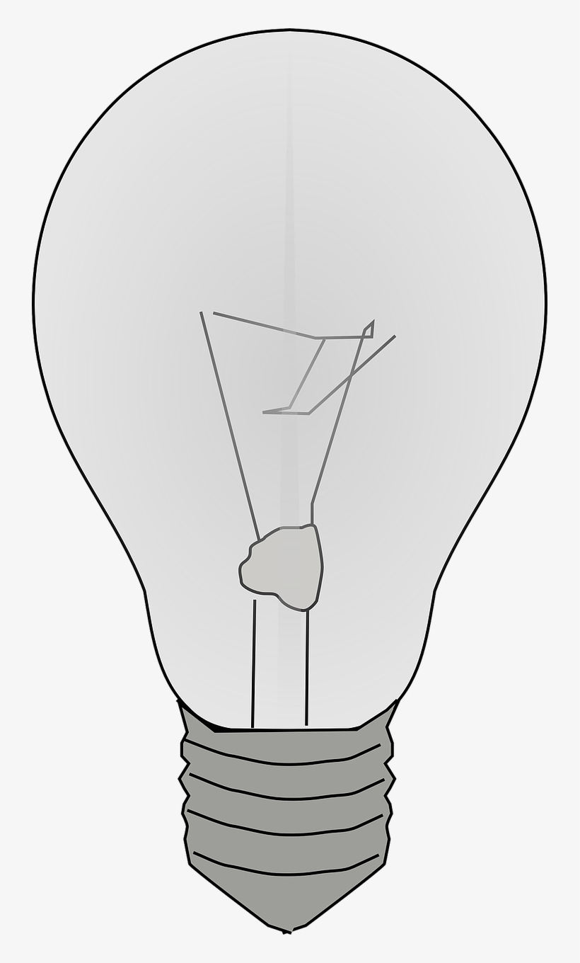 Lightbulb Electric Light Incandescent - Incandescent Light Bulb, transparent png download