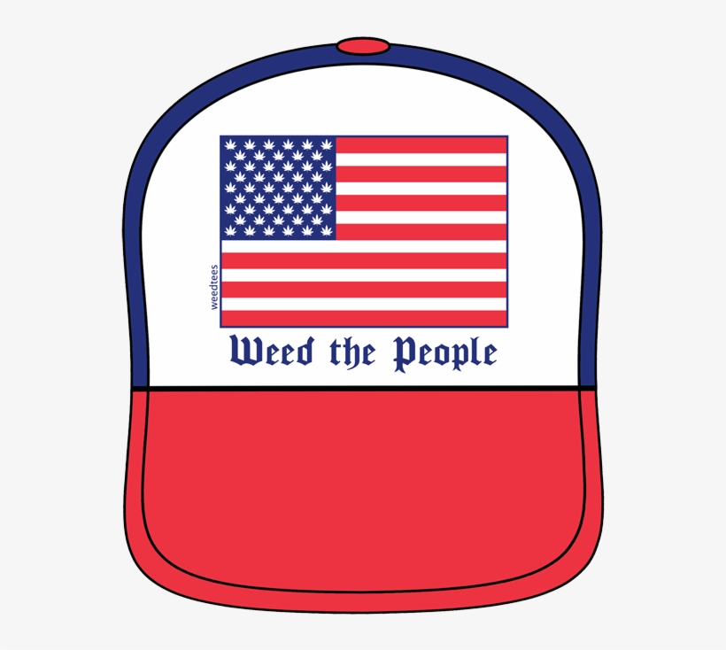 Weed The People Trucker Hat - Mexico Flag 1821 1836, transparent png download