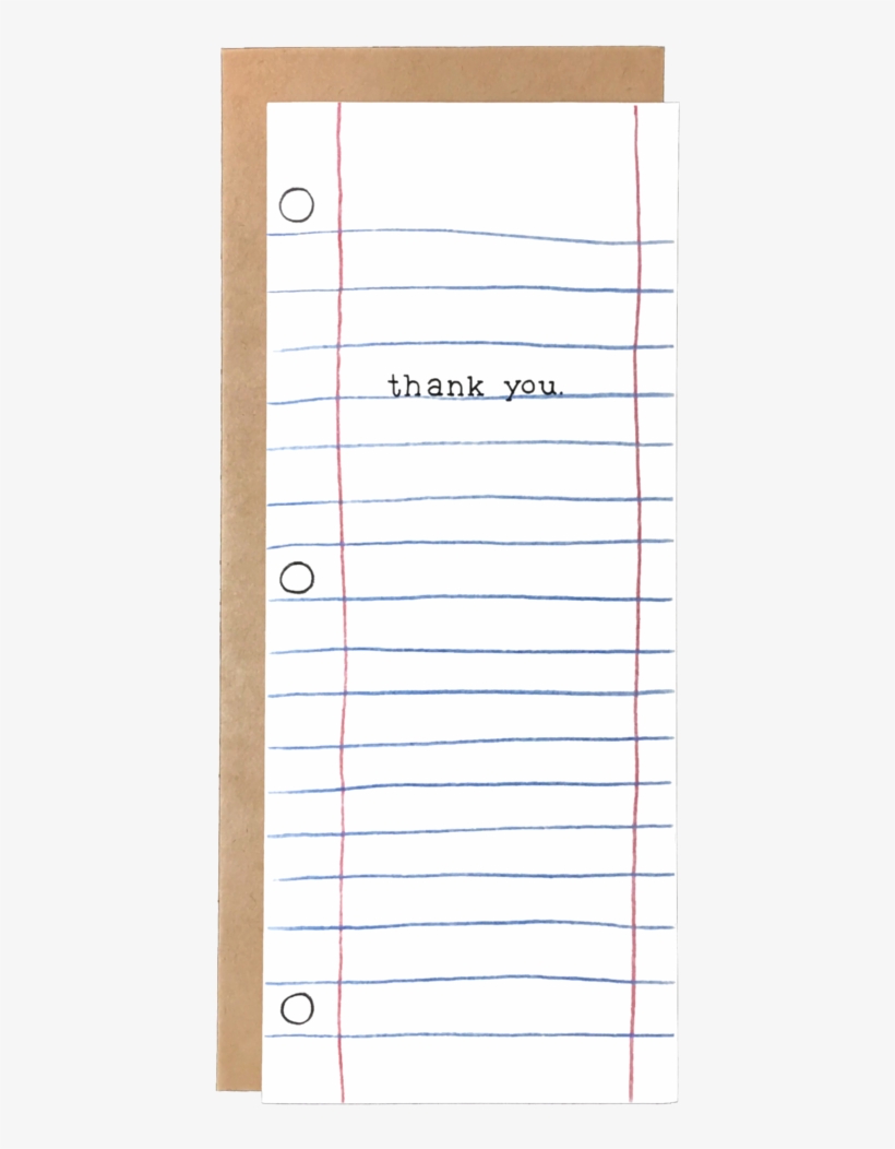 Thank You Notebook, transparent png download