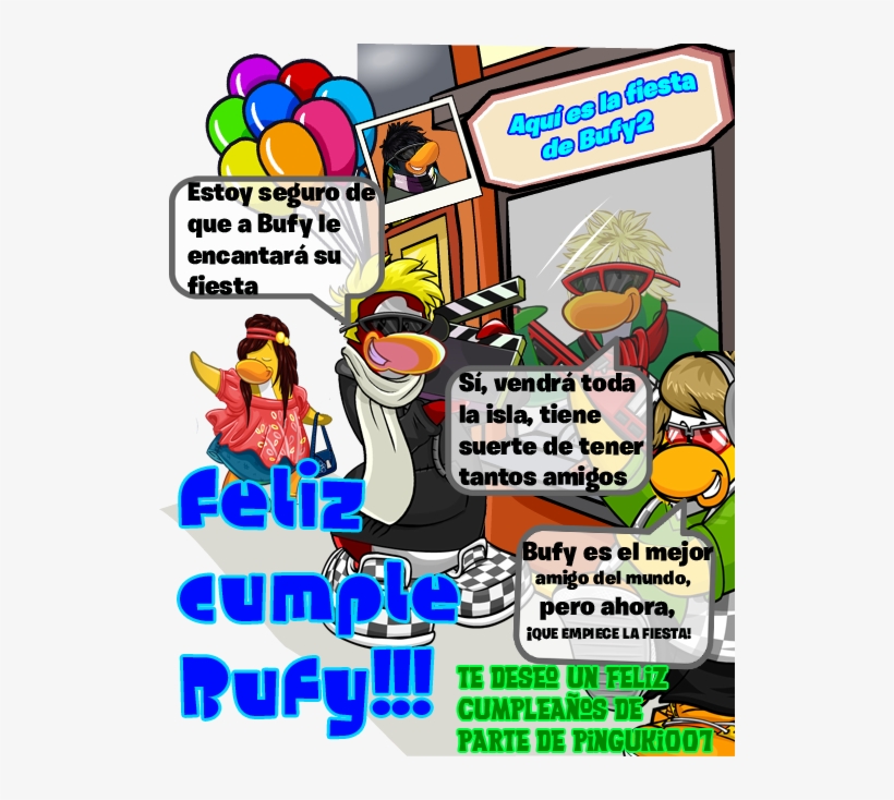 Regalo De Cumpleaños De Pinguki - Club Penguin Avatars, transparent png download