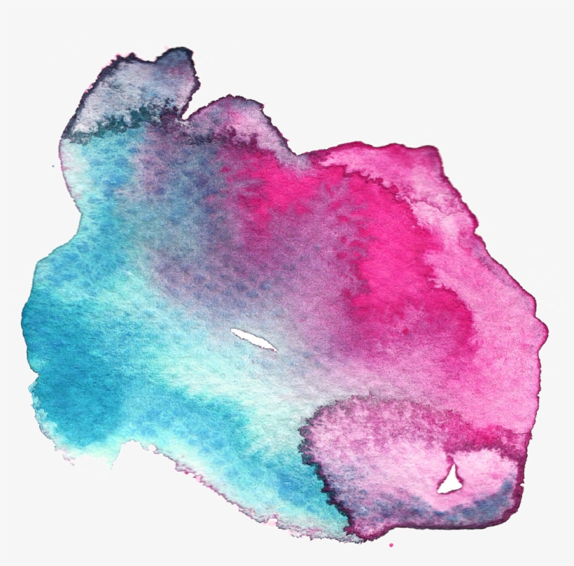 Png De Tinta De Color De Tinta De Color Tinte Png - 藍 粉 渲染, transparent png download