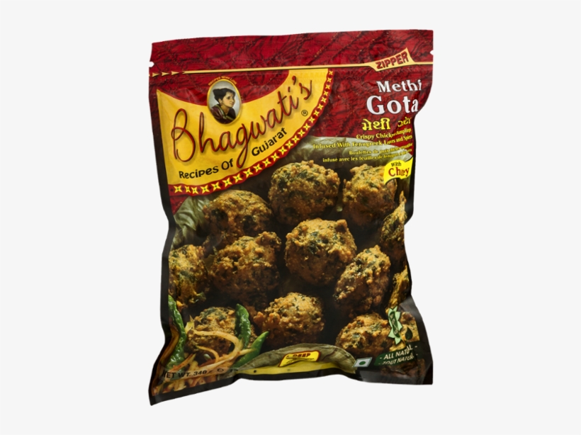 Bhagwati's Recipes Of Gujarat Methi Gota, transparent png download