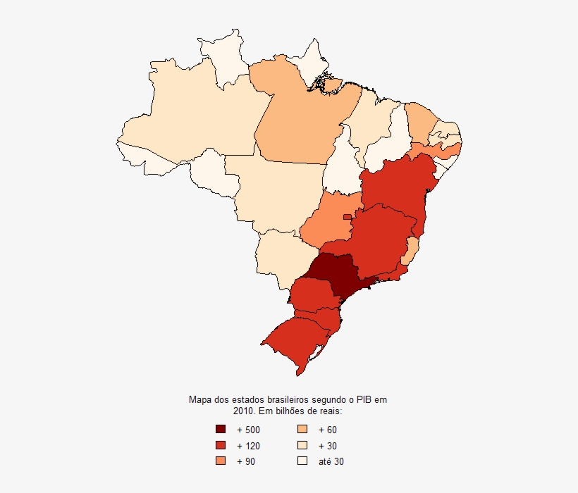 Mapa Pib Estados Renda Per Capita Brasil Mapa Transparent PNG