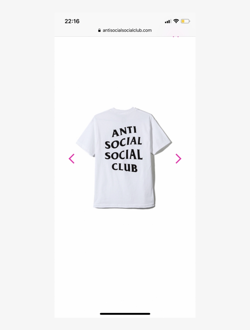 Anti Social Social Club T-shirty - Anti Social Club Phone Case - Iphone 5c, transparent png download