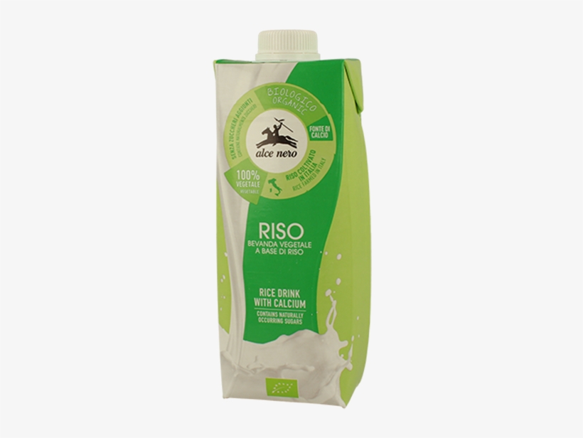 Organic Rice Vegetable Drink - Alce Nero, transparent png download