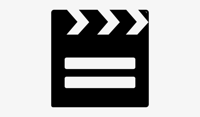 Clapper For Cinema Filming Vector - Icono Filmacion Png, transparent png download