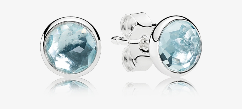 March Droplets, Aqua Blue Crystal - Pandora 290738nab, transparent png download