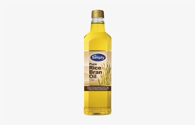 Pure Rice Bran Oil - Simply Rice Bran Oil, transparent png download