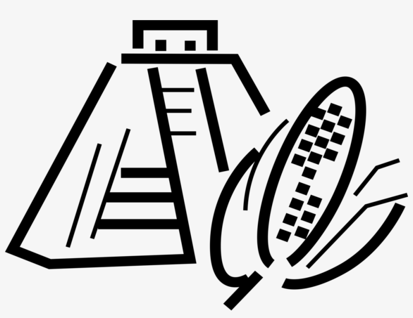 Vector Illustration Of Inca Pyramid Structure Of Worship, transparent png download