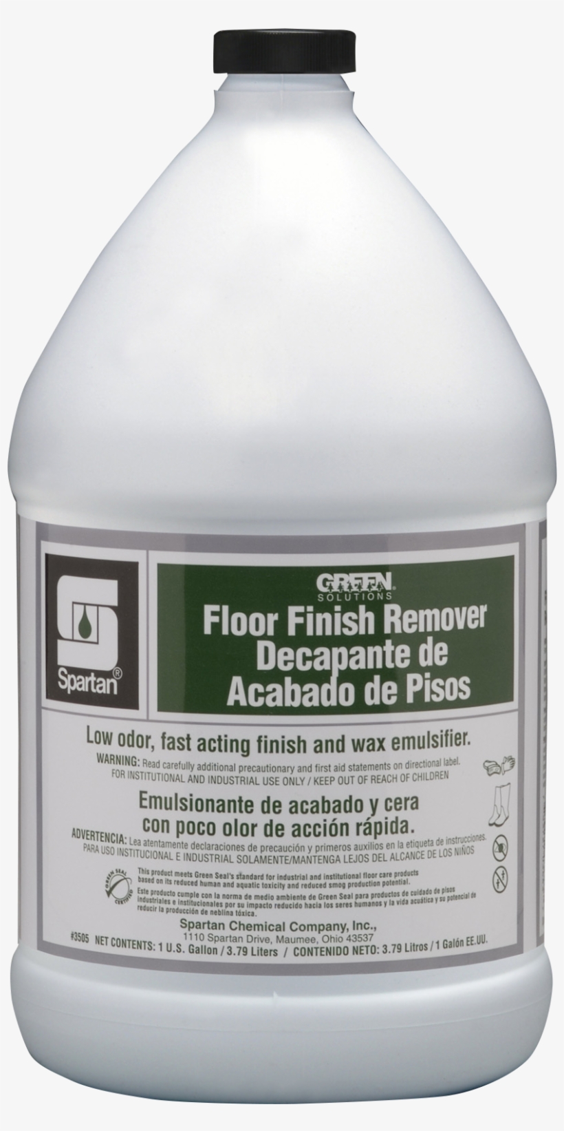 350504 Green Solutions Floor Finish Remover - Pine Chemical, transparent png download
