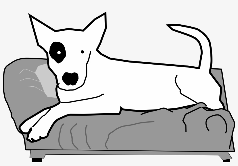 Bullterrier Head, Bujung,bull Terrier Cartoon,dog Bullterrier - Dog On Couch Clipart, transparent png download