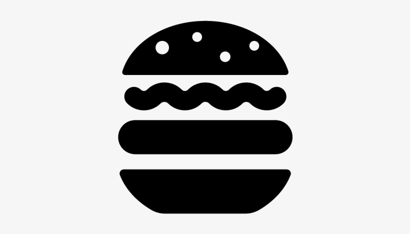 Big Hamburger Vector - Logo Hamburger, transparent png download