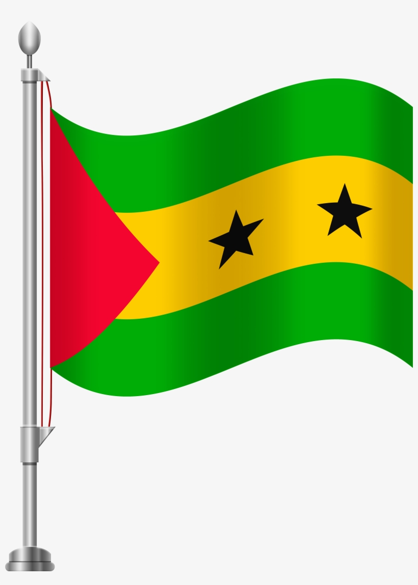 Sao Tome And Principe Flag Png Clip Art, transparent png download