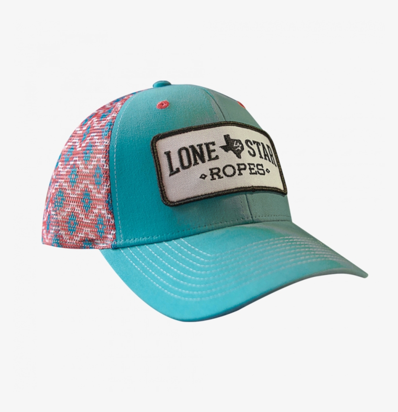 Turquoise Aztec Lone Star Ropes Logo Cap - Lone Star Rope Company Mens Lone Star Rope Co Aztec, transparent png download